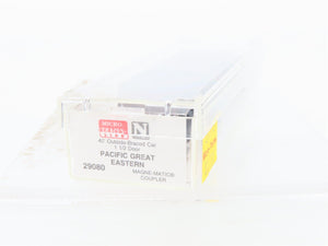 N Scale Micro-Trains 29080 PGE Pacific Great Eastern 40' Box Car 4101 RTR