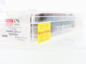 N Scale Micro-Trains 29080 PGE Pacific Great Eastern 40' Box Car 4101 RTR