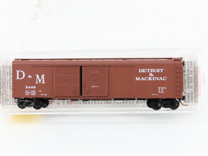 N Scale Micro-Trains 79030 D&M Detroit & Mackinac 50' Box Car 3440 RTR