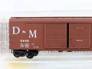 N Scale Micro-Trains 79030 D&M Detroit & Mackinac 50' Box Car 3440 RTR