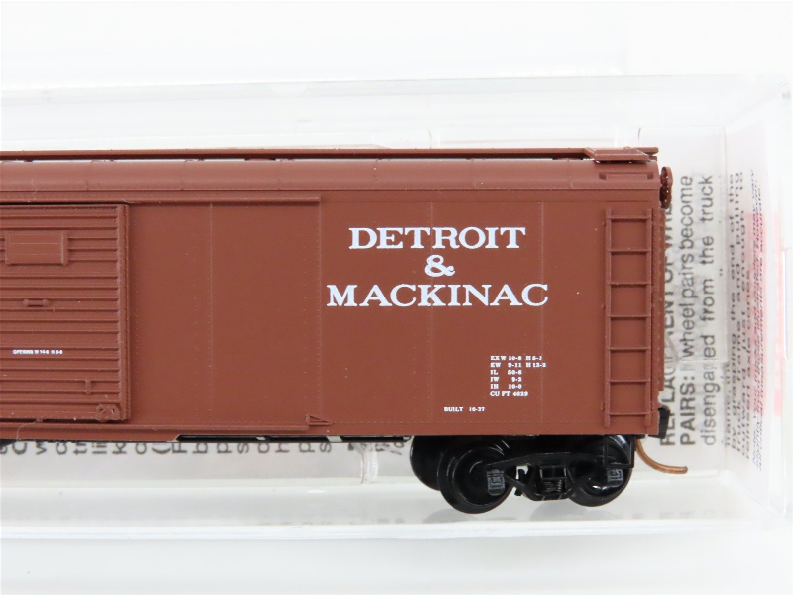 N Scale Micro-Trains 79030 D&M Detroit & Mackinac 50' Box Car 3440 RTR