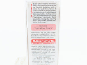 N Scale Micro-Trains 79030 D&M Detroit & Mackinac 50' Box Car 3440 RTR