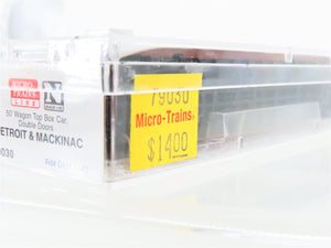N Scale Micro-Trains 79030 D&M Detroit & Mackinac 50' Box Car 3440 RTR