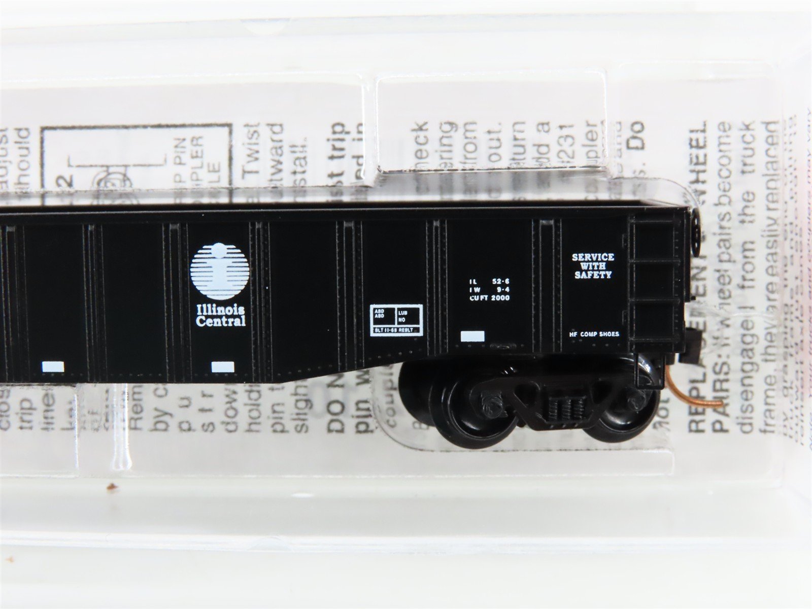 N Scale Micro-Trains 105550 IC Illinois Central 50' Gondola 245102 RTR