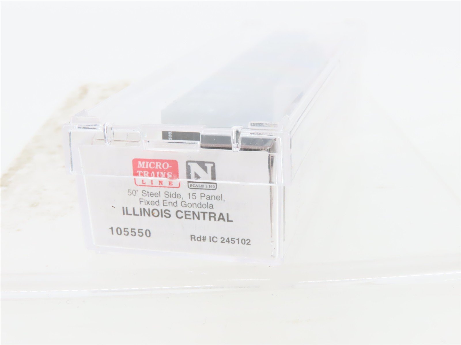 N Scale Micro-Trains 105550 IC Illinois Central 50' Gondola 245102 RTR