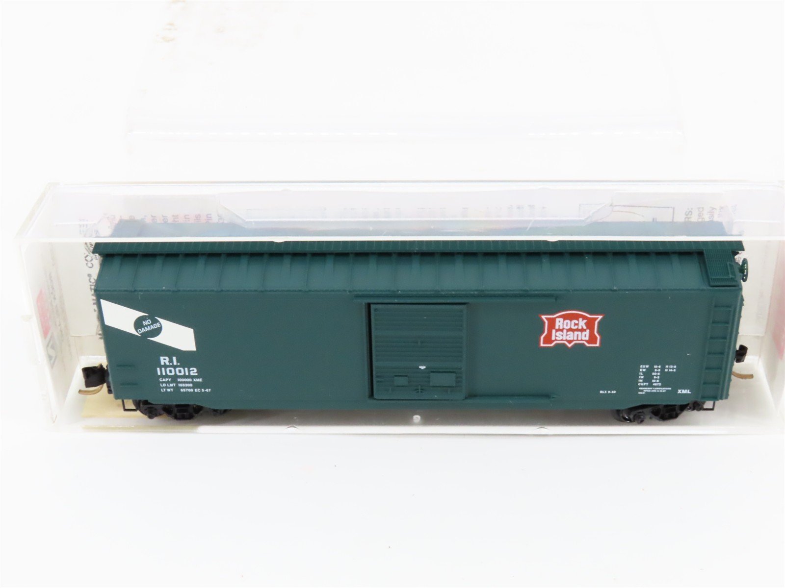 N Scale Micro-Trains 31300 RI Rock Island 50' Box Car 110012 RTR