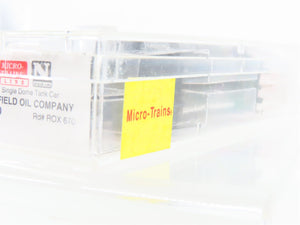 N Scale Micro-Trains 65430 ROX Richfield Oil Company 39' Tank Car 670 RTR