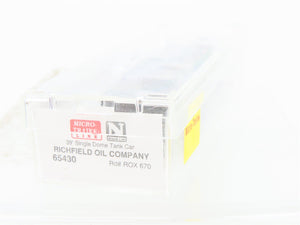 N Scale Micro-Trains 65430 ROX Richfield Oil Company 39' Tank Car 670 RTR
