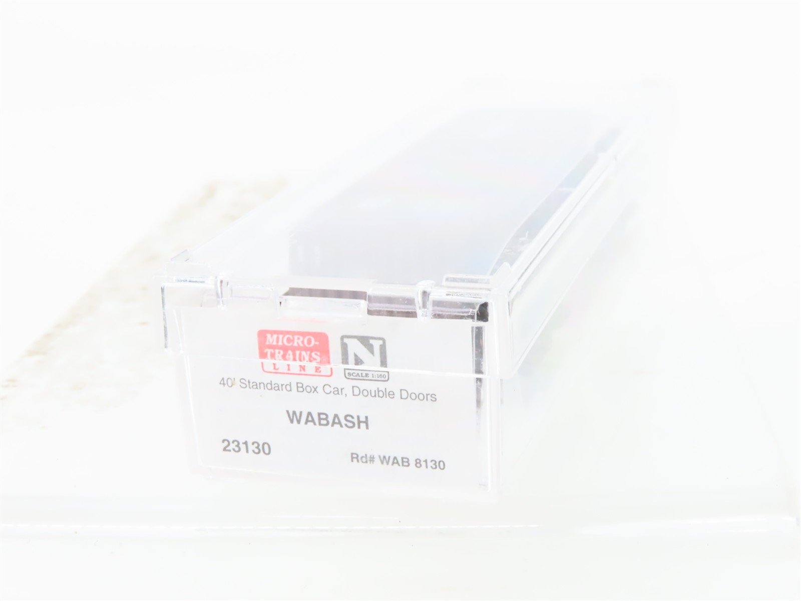 N Scale Micro-Trains 23130 WAB Wabash 40' Box Car 8130 RTR