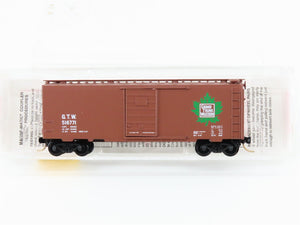 N Scale Micro-Trains 20010 GTW Grand Trunk Western 40' Box Car 516771 RTR