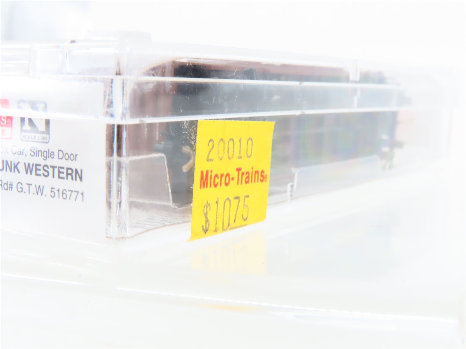 N Scale Micro-Trains 20010 GTW Grand Trunk Western 40' Box Car 516771 RTR