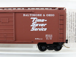 N Scale Micro-Trains 20346/3 B&O Baltimore & Ohio 40' Box Car 470835 RTR