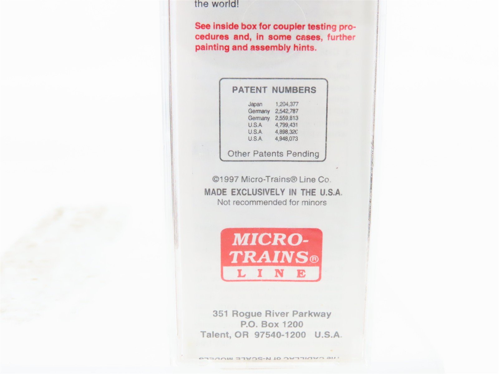 N Scale Micro-Trains 20346/3 B&O Baltimore & Ohio 40' Box Car 470835 RTR