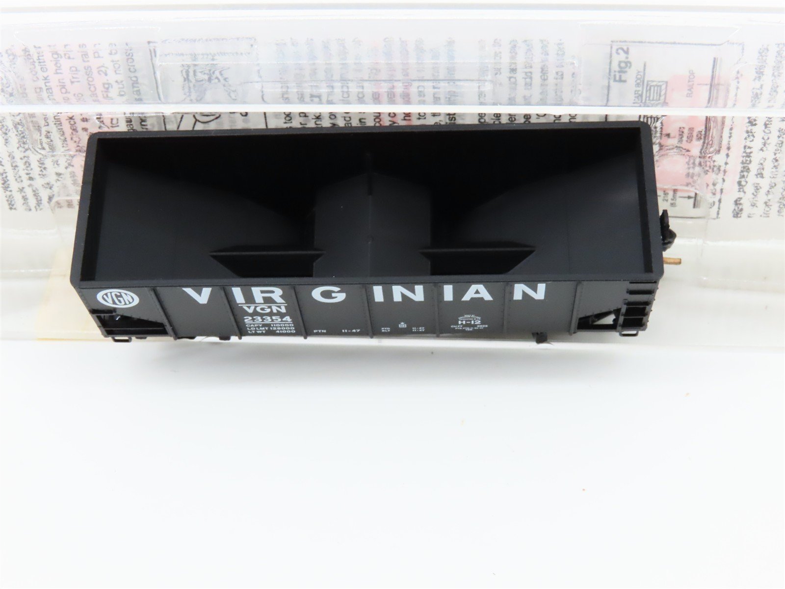 N Scale Micro-Trains 56200 VGN Virginian 33' Hopper 23354 RTR