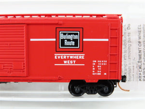 N Scale Micro-Trains 20170 CB&Q Chicago, Burlington & Quincy 40' Box Car RTR