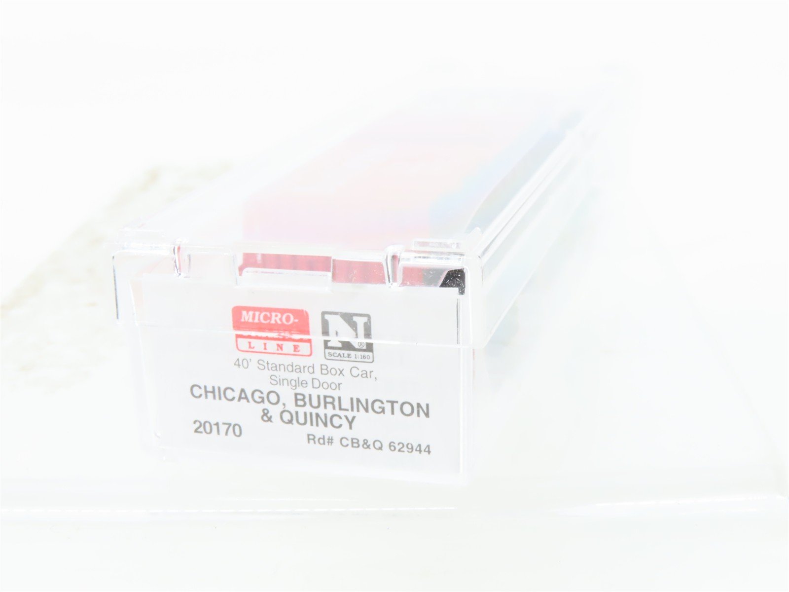 N Scale Micro-Trains 20170 CB&Q Chicago, Burlington & Quincy 40' Box Car RTR