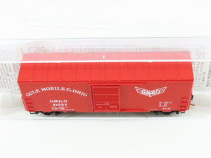 N Scale Micro-Trains 24240 GM&O Gulf, Mobile & Ohio 40' Box Car 21587 RTR