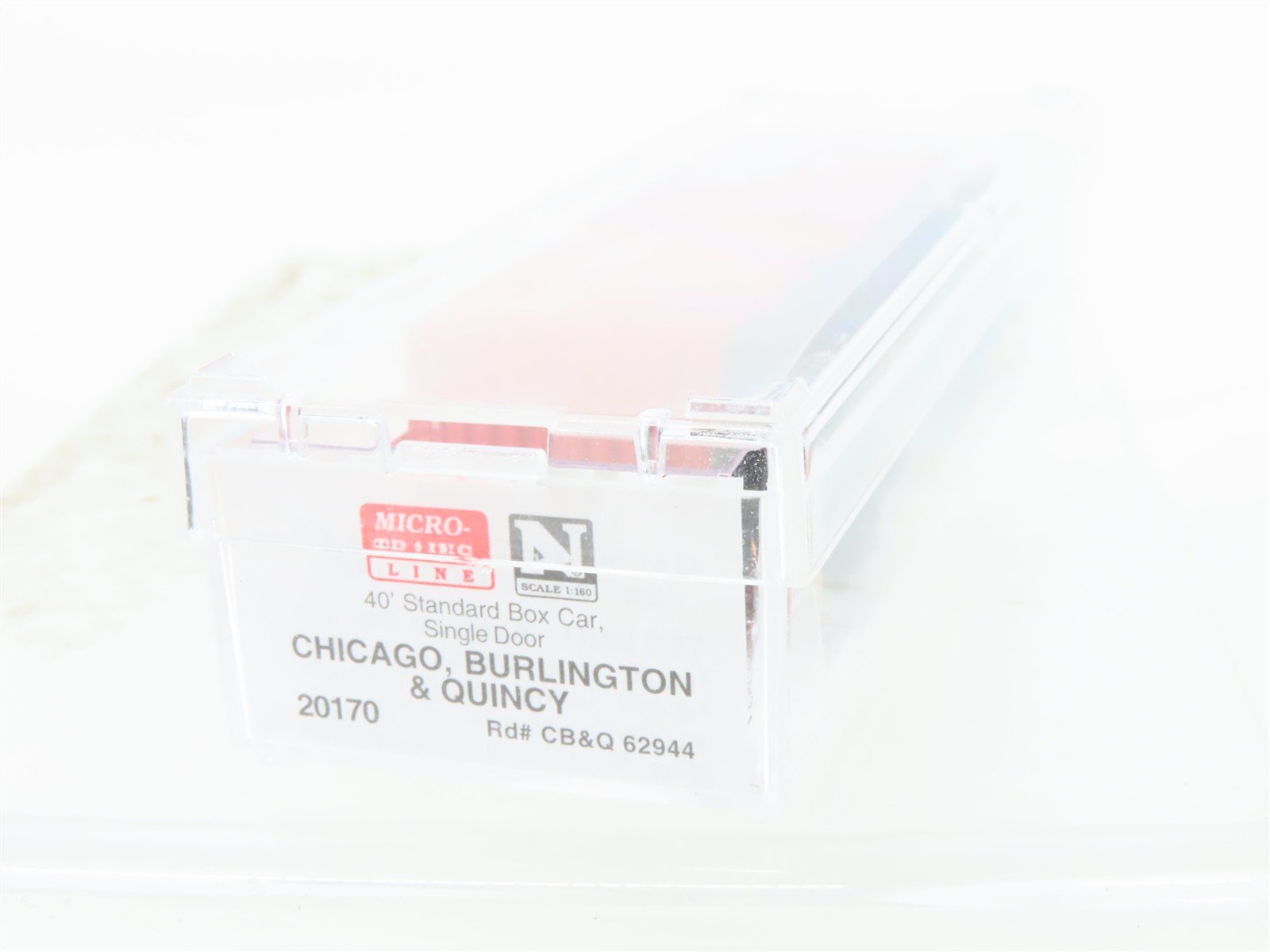 N Scale Micro-Trains 20170 CB&Q Chicago, Burlington & Quincy 40' Box Car RTR