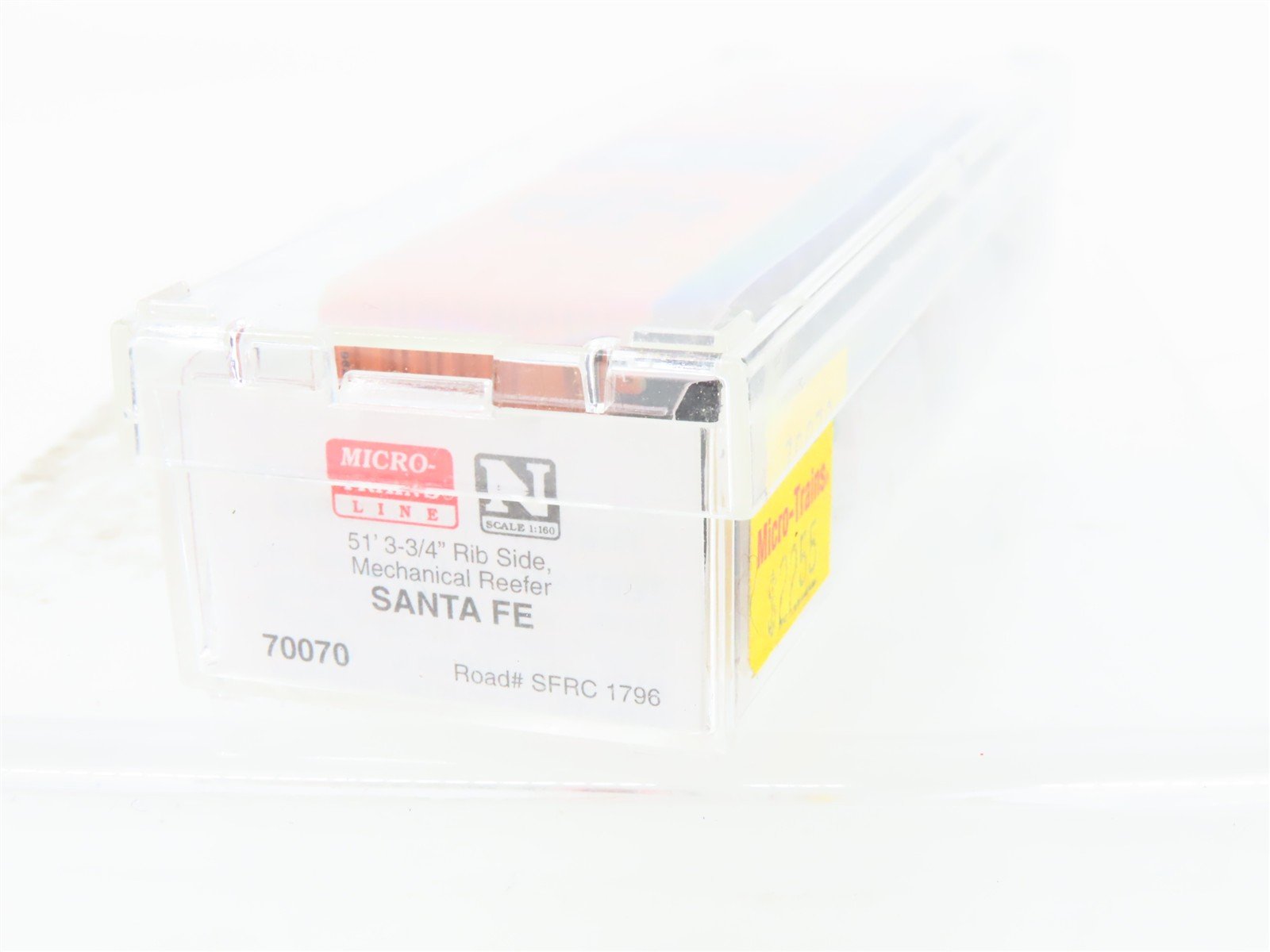 N Scale Micro-Trains 70070 ATSF Santa Fe 51' Reefer 1796 RTR