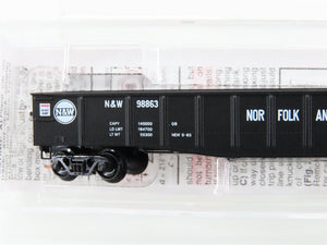 N Scale Micro-Trains 105080 NW Norfolk & Western 50' Gondola 98863 RTR