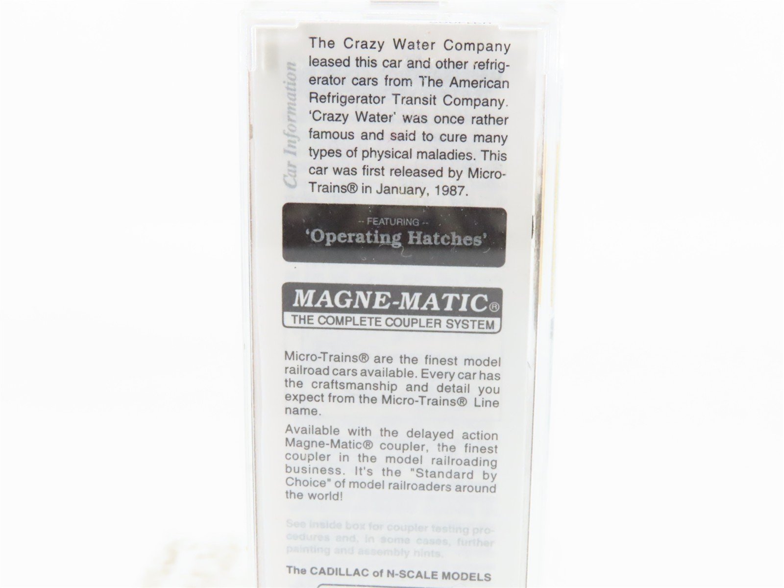 N Scale Micro-Trains 49230 ART Crazy Water Crystals 40' Reefer 417 RTR