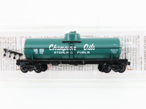 N Scale Micro-Trains 65490 HJMX Champion Oils - Sterling Fuels 39' Tank Car RTR