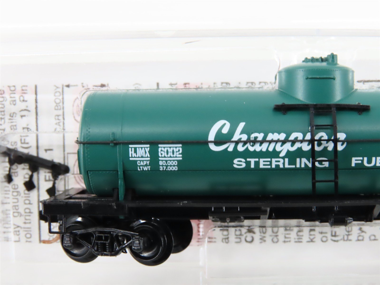 N Scale Micro-Trains 65490 HJMX Champion Oils - Sterling Fuels 39' Tank Car RTR