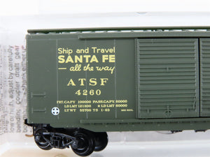 N Scale Micro-Trains MTL 34240 ATSF Santa Fe 50' Double Door Box Car #4260