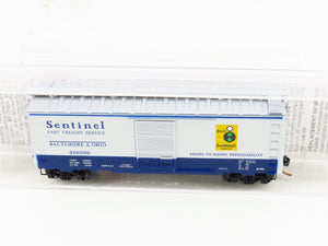 N Scale Micro-Trains 20256 B&O Baltimore & Ohio 40' Box Car 466096 RTR