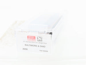 N Scale Micro-Trains 20256 B&O Baltimore & Ohio 40' Box Car 466096 RTR