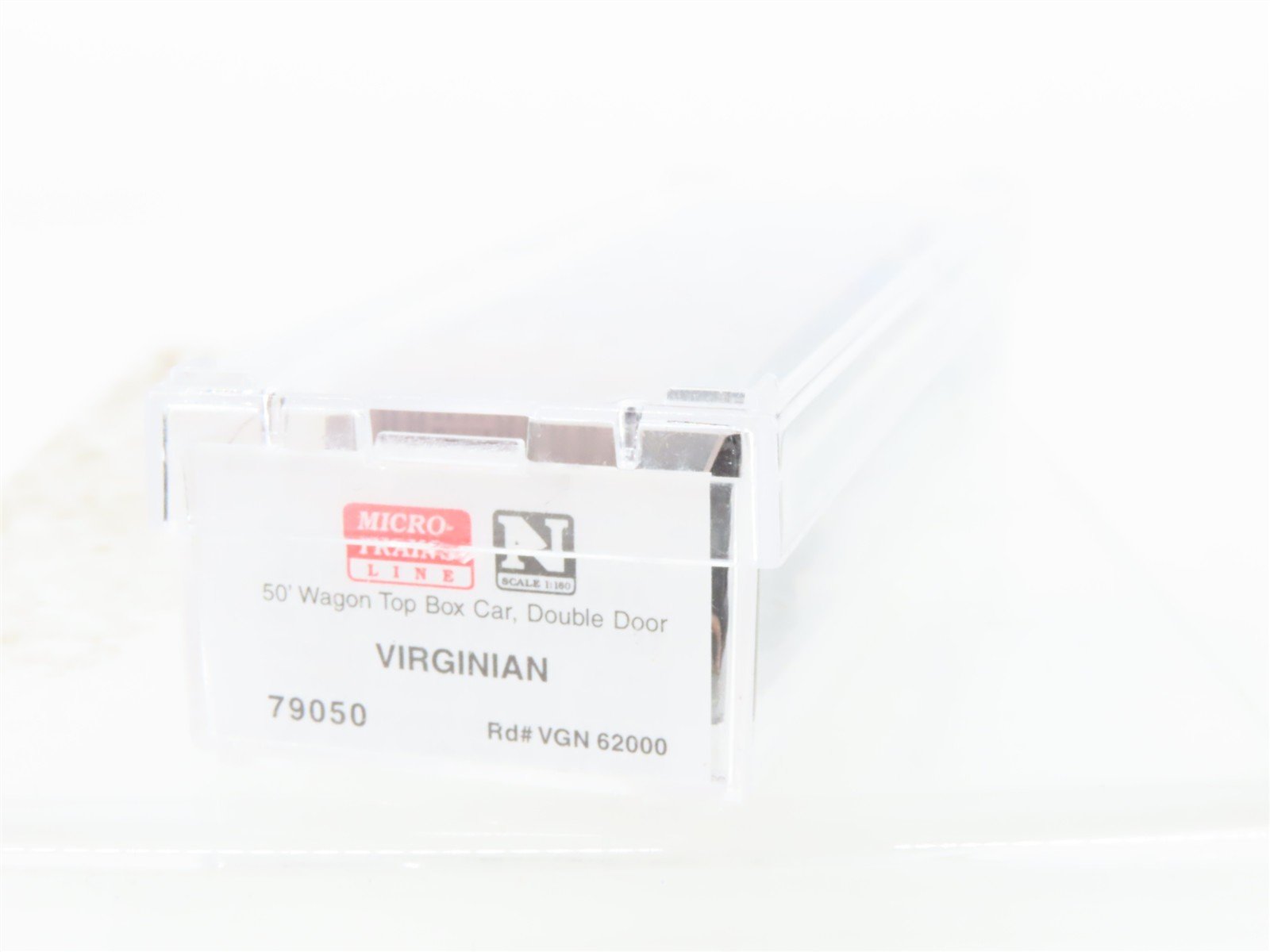 N Micro-Trains MTL 79050 VGN Virginian 50' Double Door Wagon Top Box Car 62000