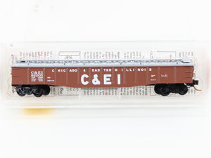 N Scale Micro-Trains 106030 C&EI Chicago & Eastern Illinois 50' Gondola RTR
