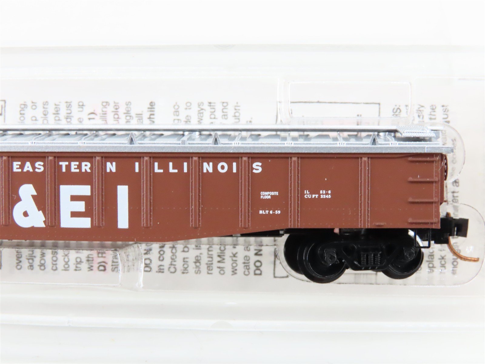 N Scale Micro-Trains 106030 C&EI Chicago & Eastern Illinois 50' Gondola RTR