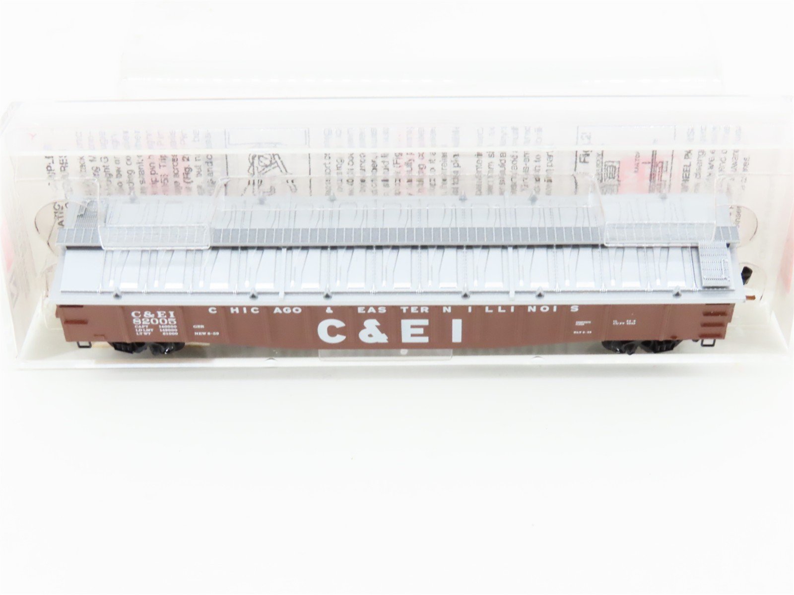 N Scale Micro-Trains 106030 C&EI Chicago & Eastern Illinois 50' Gondola RTR