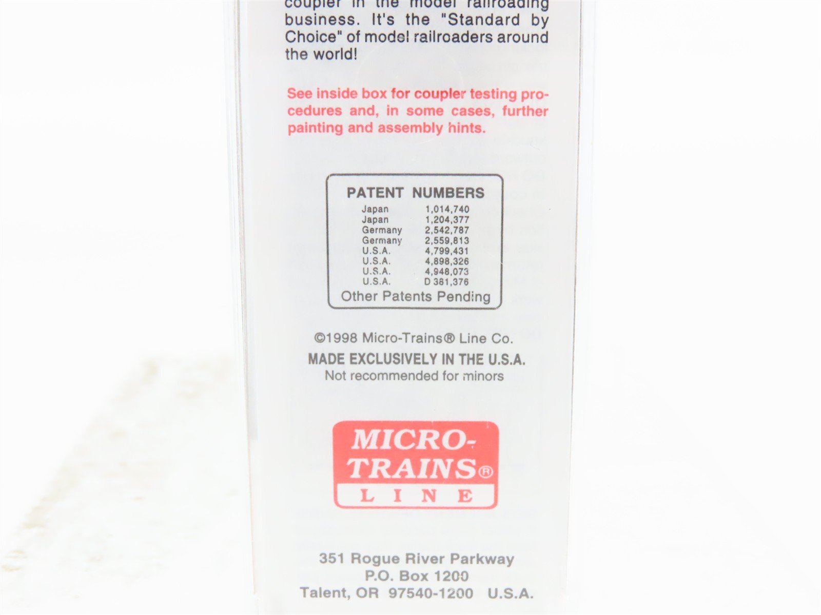 N Scale Micro-Trains 20058 RI Rock Island 40' Box Car 27459 RTR