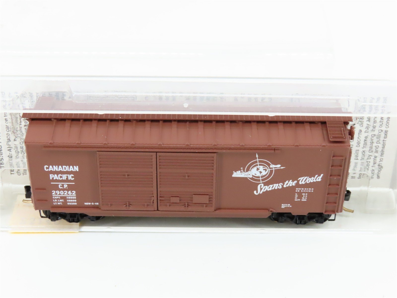 N Scale Micro-Trains 23140 CP Canadian Pacific 40' Box Car 290262 RTR