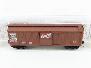 N Scale Micro-Trains 28150 CB&Q Chicago, Burlington & Quincy 40' Box Car RTR