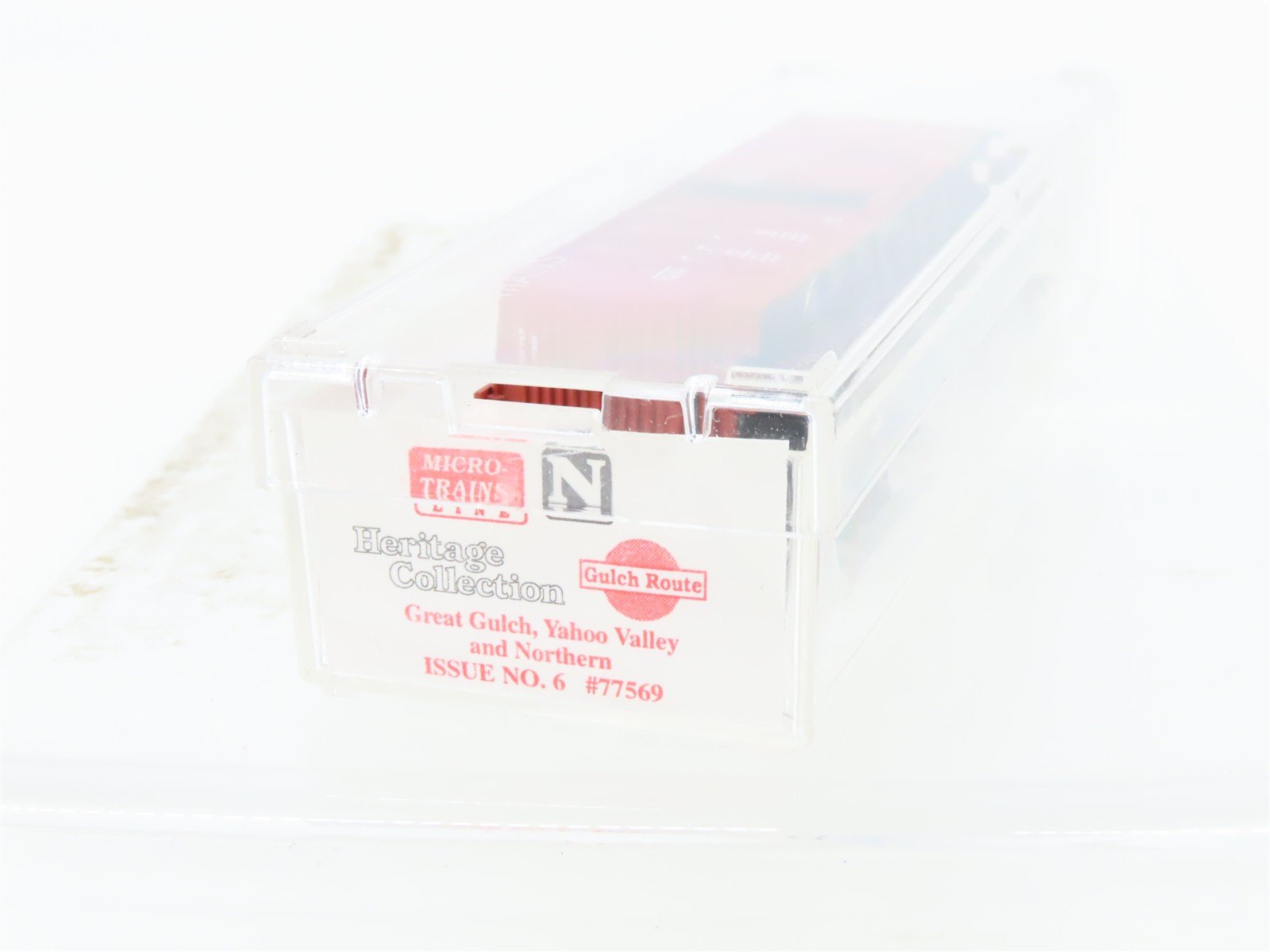 N Scale Micro-Trains Line MTL Special Run GGYV&N Gulch Route 40' Box Car #77569