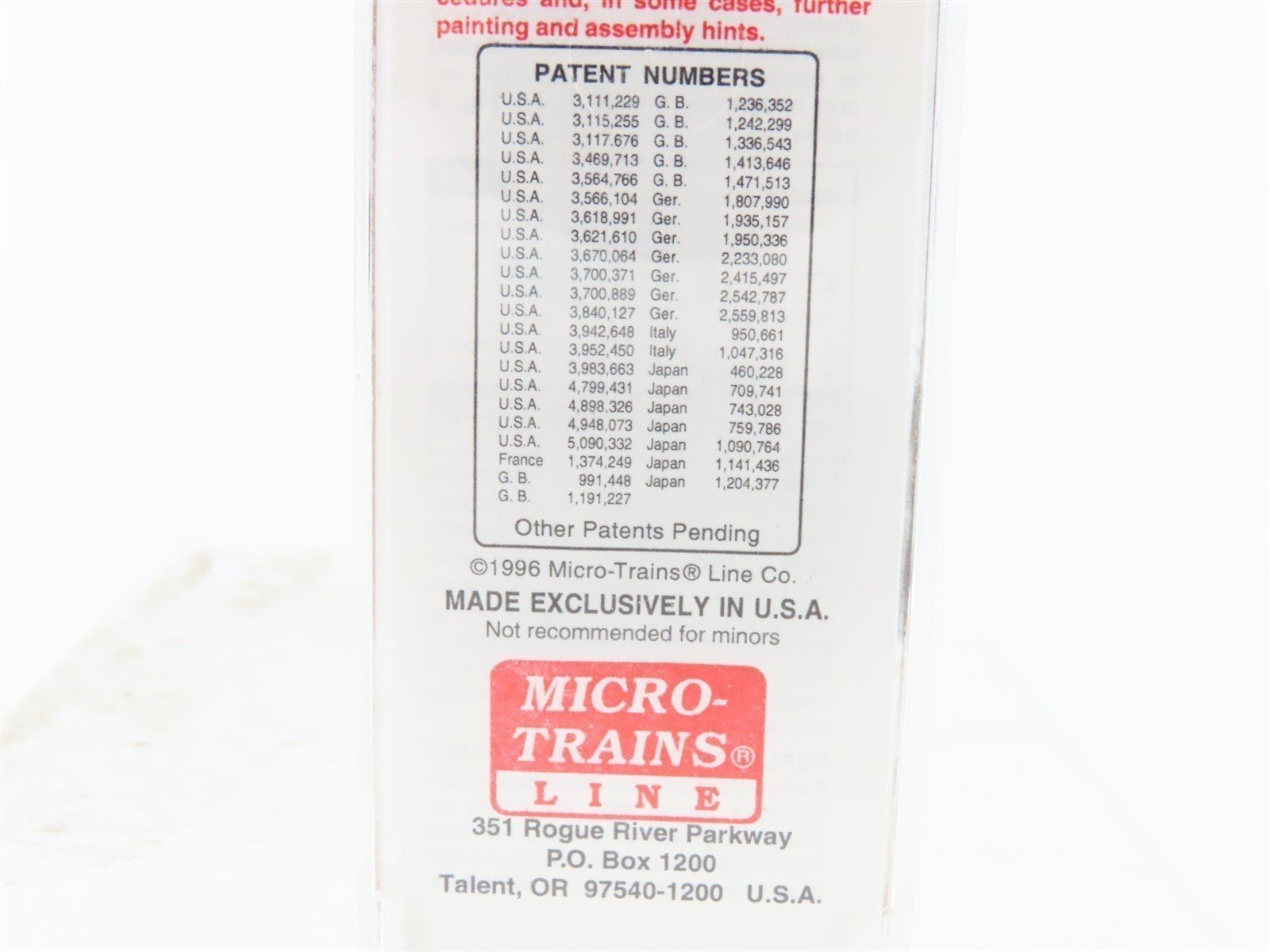 N Scale Micro-Trains Line MTL Special Run GGYV&N Gulch Route 40' Box Car #77569
