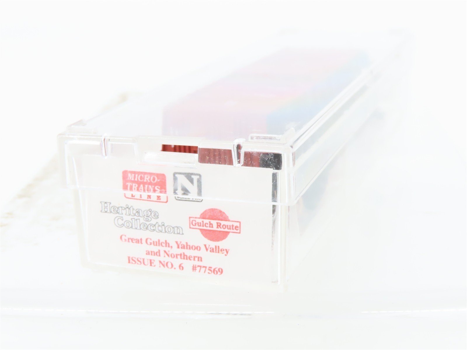 N Scale Micro-Trains Line MTL Special Run GGYV&N Gulch Route 40' Box Car #77569