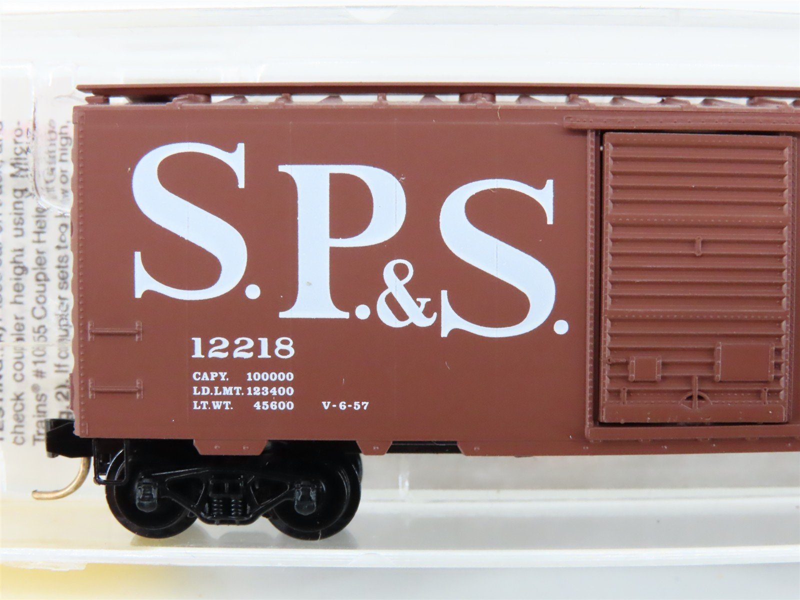 N Scale Micro-Trains MTL 20850 SP&S Spokane Portland & Seattle 40' Boxcar #12218