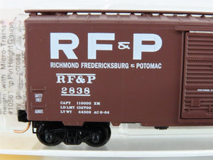 N Micro-Trains MTL 20516 RF&P Richmond Fredericksburg & Potomac 40' Boxcar #2838