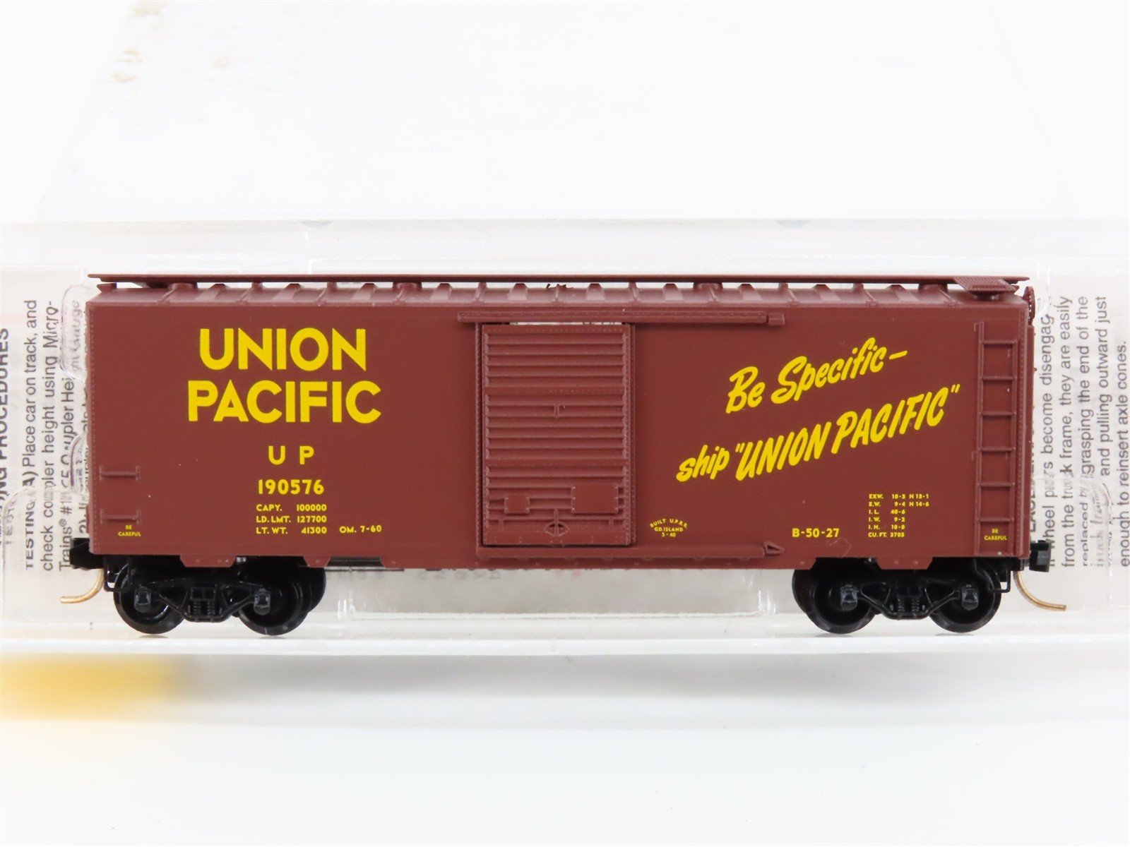 N Scale Micro-Trains MTL 20070 UP Union Pacific 
