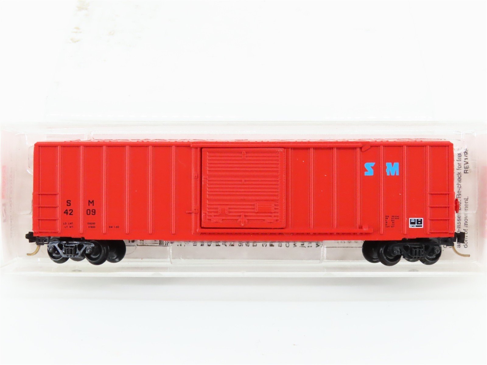 N Scale Micro-Trains MTL 25540 SM St. Marys 50' Rib Side Single Door Boxcar 4209