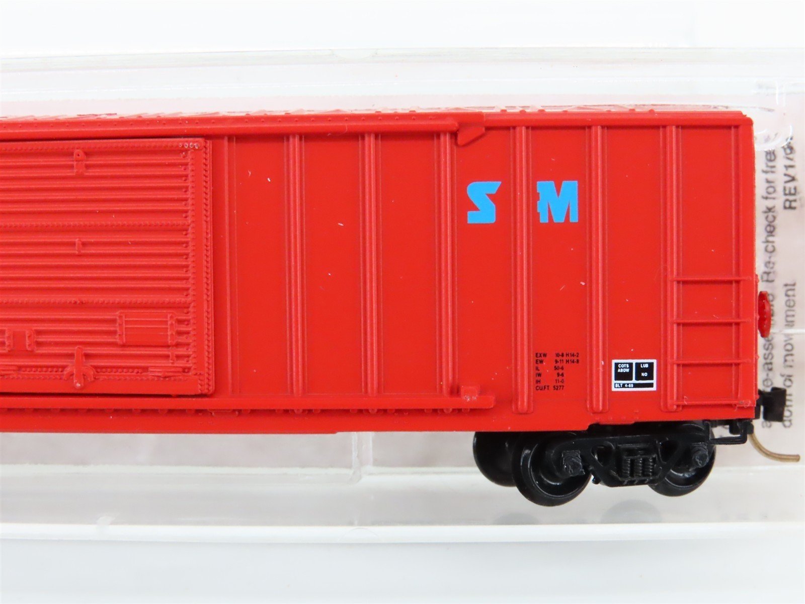 N Scale Micro-Trains MTL 25540 SM St. Marys 50' Rib Side Single Door Boxcar 4209