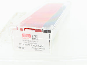 N Scale Micro-Trains MTL 25540 SM St. Marys 50' Rib Side Single Door Boxcar 4209