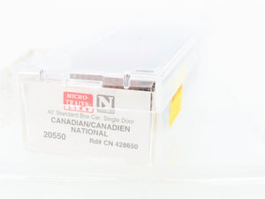 N Scale Micro-Trains MTL 20550 CN Canadian National 40' Box Car #428650