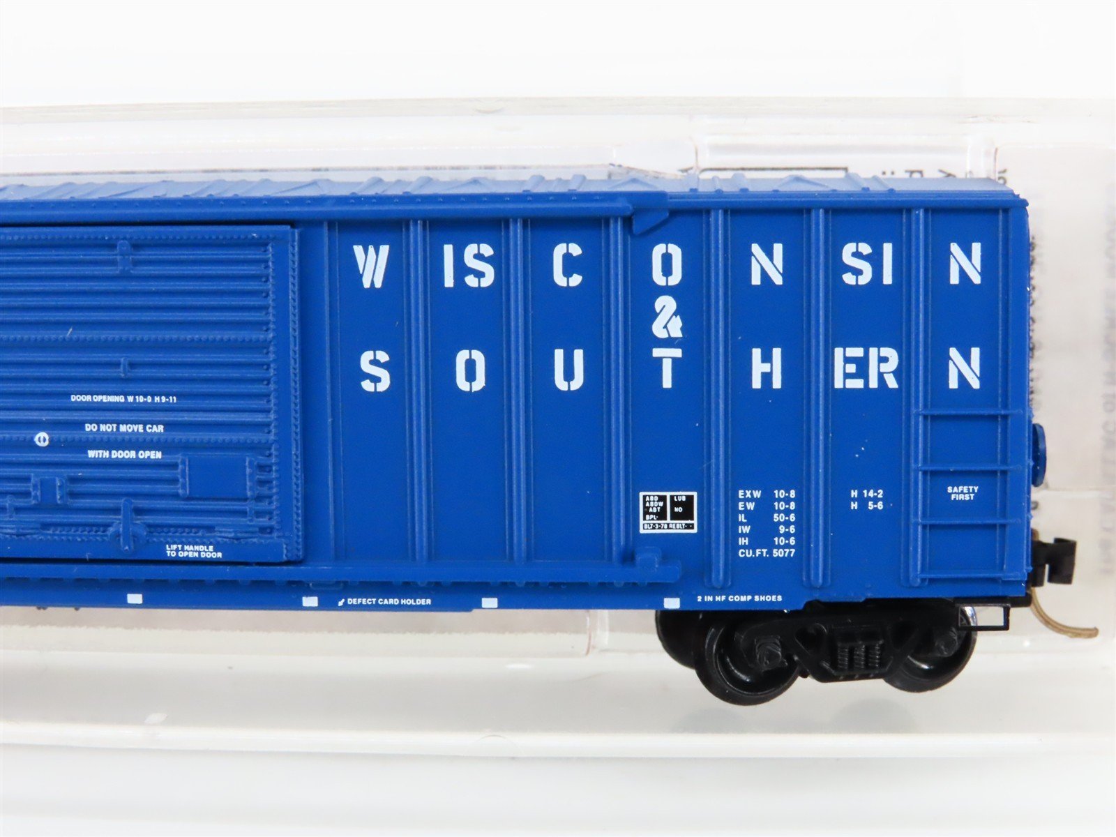 N Scale Micro-Trains MTL 25570 WSOR Wisconsin & Southern 50' Box Car #101545