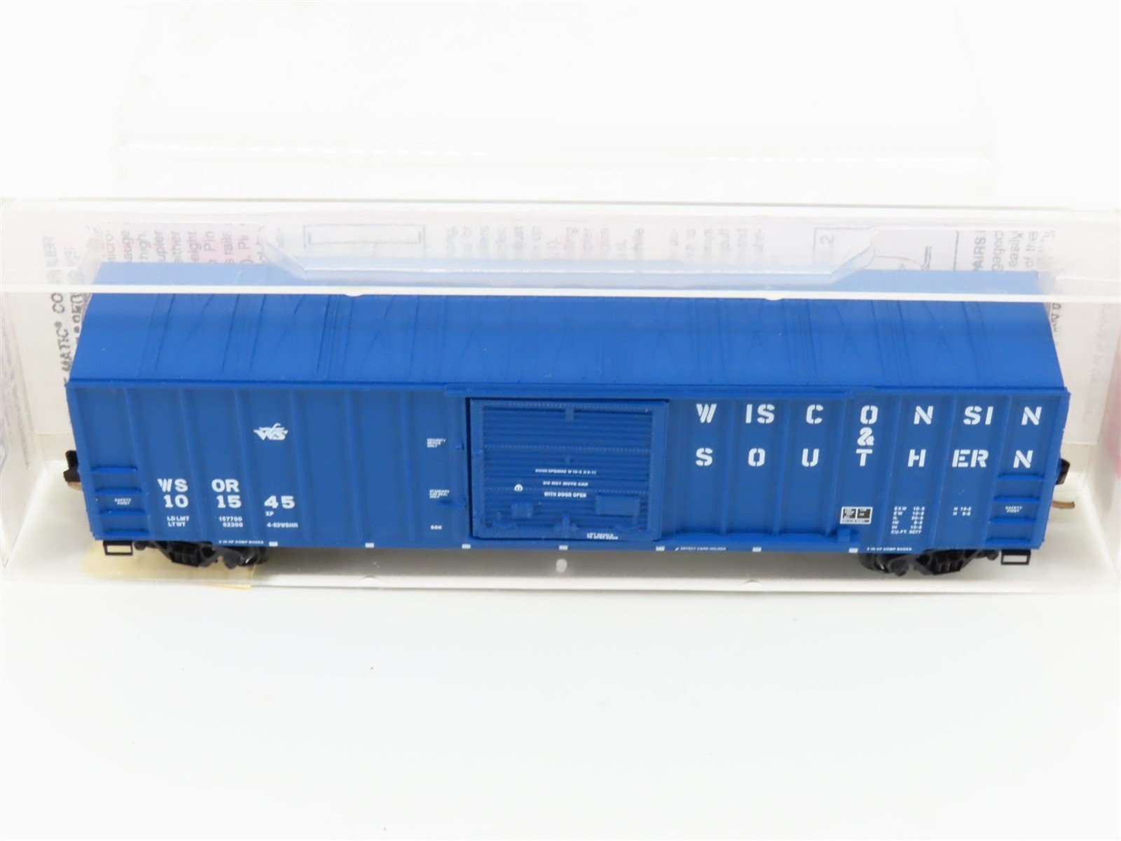 N Scale Micro-Trains MTL 25570 WSOR Wisconsin & Southern 50' Box Car #101545