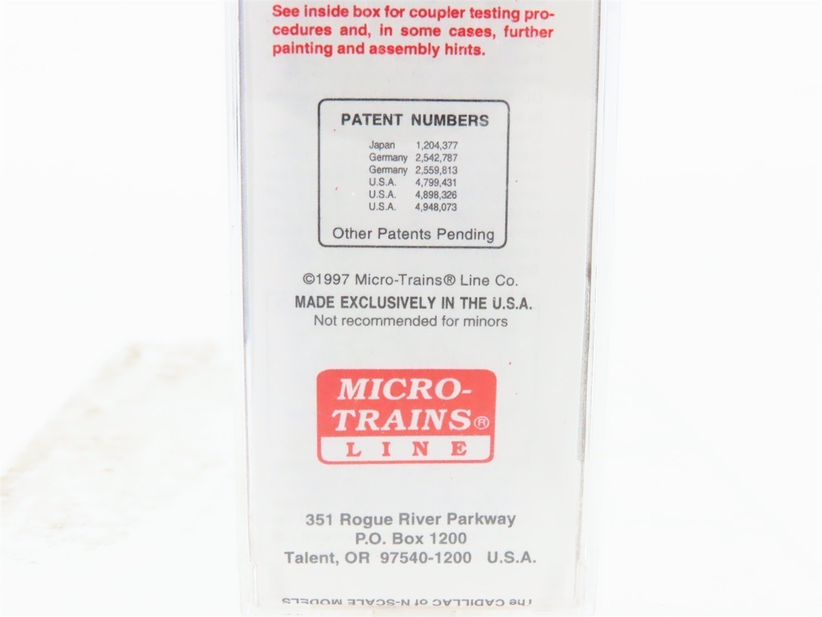 N Scale Micro-Trains MTL 25570 WSOR Wisconsin & Southern 50' Box Car #101545
